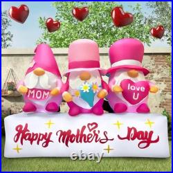 7FT Long Inflatable Happy Mother's Day Decorations, Father's Day Inflatable