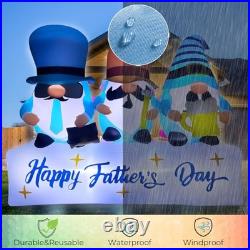 7FT Long Inflatable Happy Mother's Day Decorations, Father's Day Inflatable