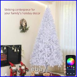 7FT Pre-lit Artificial Christmas Tree 400 RGB Light App Control 1150Tip Xmas Tre