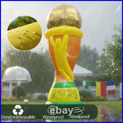 7FT Soccer World Football Champion Cup Inflatable 2026 Outdoor Decorations Footb
