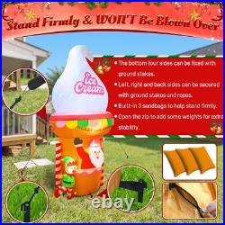 7.2 FT Giant Christmas Inflatable Outdoor Decoration, Merry Christmas Santa C 7.2 FT Giant Christmas Inflatable Outdoor Decoration, Merry Christmas Santa C