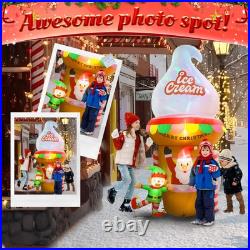 7.2 FT Giant Christmas Inflatable Outdoor Decoration, Merry Christmas Santa C 7.2 FT Giant Christmas Inflatable Outdoor Decoration, Merry Christmas Santa C