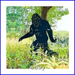 7.4ft Life Size Bigfoot Metal Tree Decor Sasquatch Gifts Extra Large Bigfoot