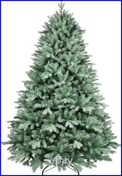 7.5FT Blue Spruce Artificial Christmas Tree Full Xmas Tree with 2908 PE&PVC Tips