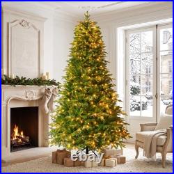 7.5FT Premium Life-Like Full Flocked Christmas Tree with Sturdy Metal Stand 7.5FT Premium Life-Like Full Flocked Christmas Tree with Sturdy Metal Stand