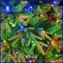 7.5FT Premium Life-Like Full Flocked Christmas Tree with Sturdy Metal Stand 7.5FT Premium Life-Like Full Flocked Christmas Tree with Sturdy Metal Stand
