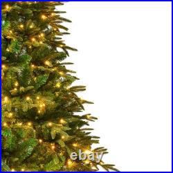 7.5FT Premium Life-Like Full Flocked Christmas Tree with Sturdy Metal Stand 7.5FT Premium Life-Like Full Flocked Christmas Tree with Sturdy Metal Stand