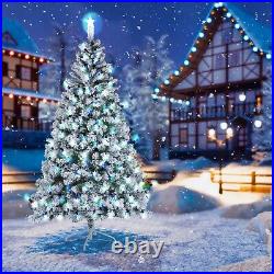 7.5Ft Christmas Tree Artificial Holiday Faux-Pine Xmas PVC Trees Home With Stand