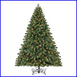 7.5′ Anson Pine Tree with1487 tips and 700 warm white LED lights, diameter 60
