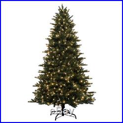 7.5' Artificial Christmas Tree Englewood Quality 1936 Tips Color Change LED New