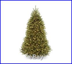 7.5 Feet Green Fir Artificial Christmas Tree with 650 Lights (color&white)
