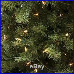 7.5 Feet Tall Prelit Christmas Tree Premium Spruce with 550 Clear Lights & Stand