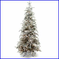 7.5′ Flocked Balsam Pine Christmas Tree