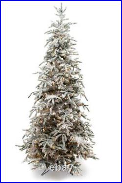 7.5′ Flocked Balsam Pine Tree