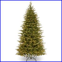 7.5 Foot Feel-Real Nordic Spruce Slim Hinged Tree Green