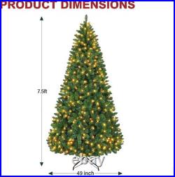 7.5 Foot Grand Duchess Balsam Fir Slim LED Pre-Lit Tree Home Decorators
