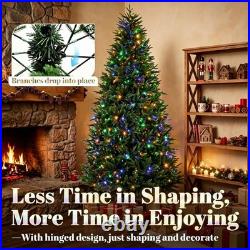 7.5-Foot Hinged Nordmann Fir Prelit Christmas Tree, Lifelike Realistic Tips 7.5-Foot Hinged Nordmann Fir Prelit Christmas Tree, Lifelike Realistic Tips
