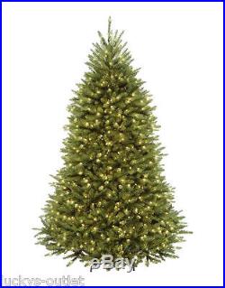 7.5' Foot Pre-Lit Dunhill Fir Full Artificial Christmas Tree with 600 Clear Lights