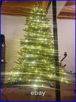 7.5 Ft Artificial Christmas Tree PreLit Item 1900230 Warm White Multicolor LED