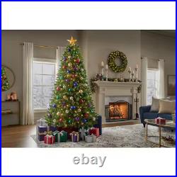 7.5 Ft. Pre-Lit LED Edgewater Pine Artificial Christmas Tree T11