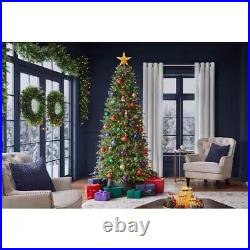 7.5 Ft Slim Grand Duchess Twinkling Balsam Fir Christmas Tree T26 Lights