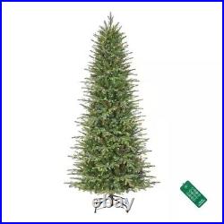 7.5 Ft Slim Grand Duchess Twinkling Balsam Fir Christmas Tree T26 Lights