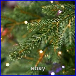 7.5 Ft Slim Grand Duchess Twinkling Balsam Fir Christmas Tree T26 Lights