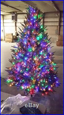 7.5' Full Multicolor LED Hammacher World's Best Prelit Fraser Christmas Tree