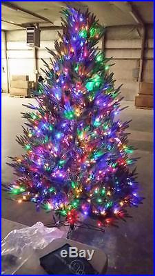 7.5′ Full Multicolor LED Hammacher World’s Best Prelit Fraser Christmas Tree