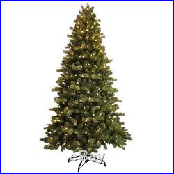7.5′ GE Just Cut Colorado Spruce EZ Light Christmas Tree 400 Color Change LED