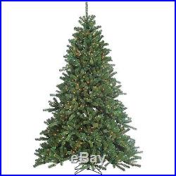 7.5' Grand Canyon Spruce Multicolor Lighted Pre-Lit Christmas Tree 1200 Lights