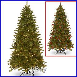 7.5′ Green Spruce Artificial Christmas Tree with 550 LED Multicolor