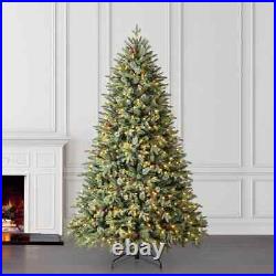 7.5′ Hayden Pine Pre-Lit Christmas Tree 700 Warm White 3199 Branch Tips