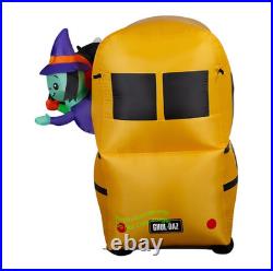 7.5' Inflatable LED Animated Kaleidoscope Halloween Ghoul Bus Yard Decoration 7.5' Inflatable LED Animated Kaleidoscope Halloween Ghoul Bus Yard Decoration