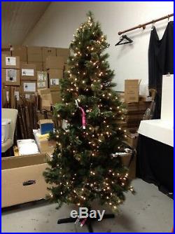 7.5′ Martha Stewart Living Alexander Pine Quick-Set Artificial Christmas Tree