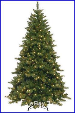 7.5′ Portland Pine Artificial Christmas & Holiday Tree withWhite LED Lights