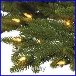 7.5 Pre-Lit LED Artificial Christmas Tree Surebright Dual Color EZ Connect NIOB