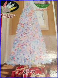 7.5' Pre-lit Berkshire Pine Quickset Christmas Tree Color Changing Lights