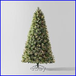 7.5′ Pre-lit Virginia Pine Artificial Christmas Tree Dual Color Lights