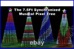 7.5' Synchronized Musical Pixel Christmas Tree /Gently Used