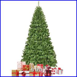 7.5′ Unlit Hinged PVC Artificial Christmas Tree Premium Spruce Tree with1346 Tips