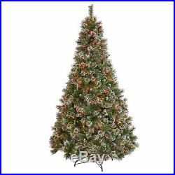 7.5-foot Cashmere Pine and Mixed Needles Hinged Artificial Christmas Tree with S