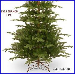 7.5 ft Christmas Artificial Tree Realistic Norwegian Spruce GREEN Holiday XMAS