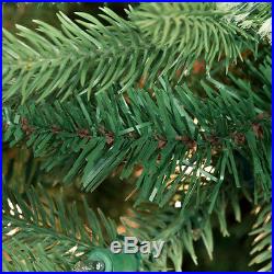7.5-ft Pre-Lit Hayden Pine Artificial Christmas Tree with White Clear Incandesce