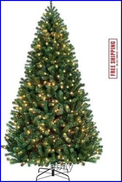 7.5 ft Pre-Lit LED Grand Duchess Balsam Fir Christmas Tree Prelit with 400 ct