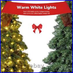 7.5 ft Pre-Lit LED Grand Duchess Balsam Fir Christmas Tree Prelit with 400 ct