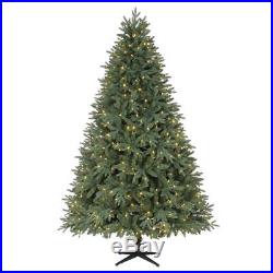 7.5 ft. Pre-Lit LED Harrison Quick Set Artificial Christmas Tree with Color
