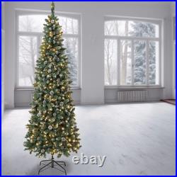 7.5 ft. Pre-Lit Oakley Hills Slim Tree with LED Lights, Plug-In