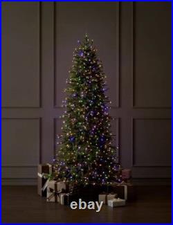 7.5 ft. Pre-Lit Slim Grand Duchess Twinkling Balsam Fir Christmas Tree T25