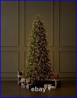 7.5 ft. Pre-Lit Slim Grand Duchess Twinkling Balsam Fir Christmas Tree T25